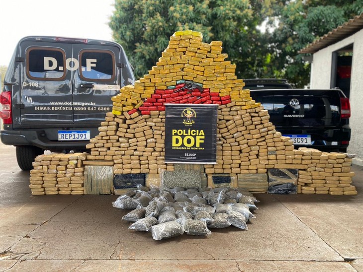 Com apreensão de mais de três toneladas de drogas e prisão de foragidos, 5ª fase da Operação DOF em Ação é encerrada