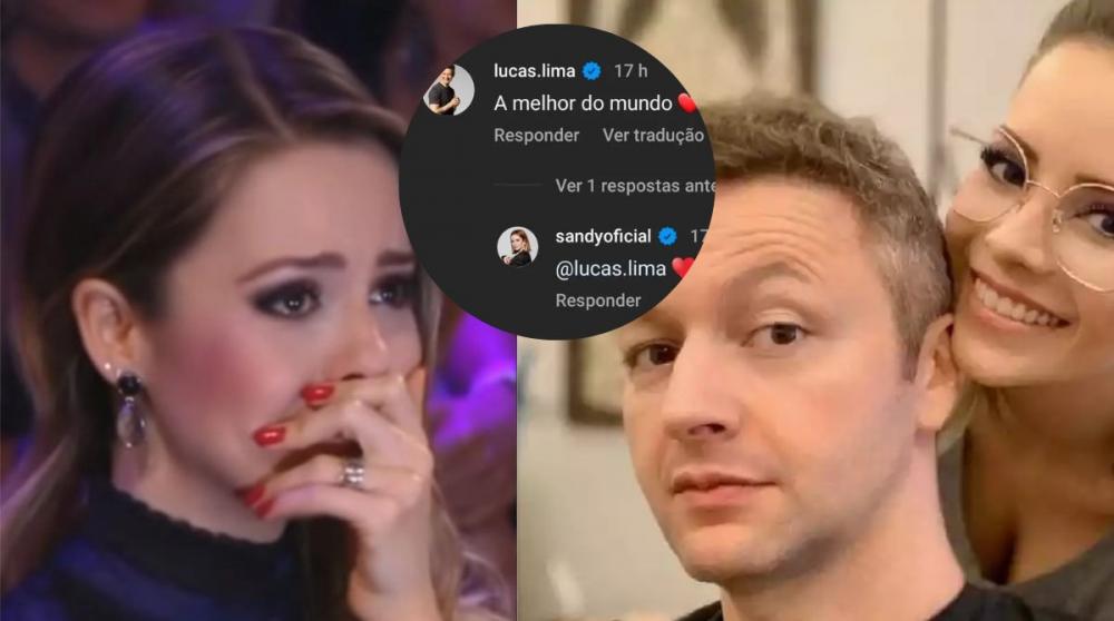 O que aconteceu? Lucas Lima fez comentário apaixonado para Sandy e pediu divórcio 16 horas depois