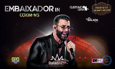 Cancelado show do Gusttavo Lima em Coxim