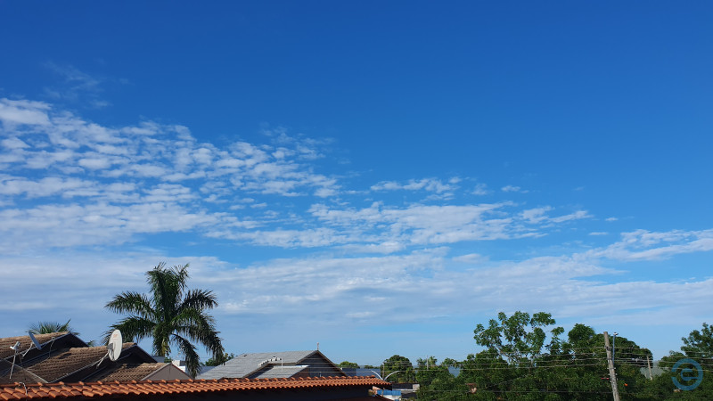 Tempo instável permanece e máxima pode chegar aos 38ºC em MS