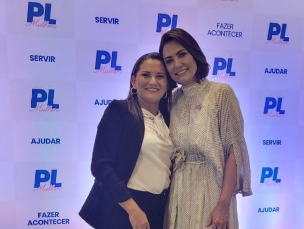 Ex-primeira-dama Michelle Bolsonaro, reuniu lideranças femininas do partido em Mato Grosso do Sul