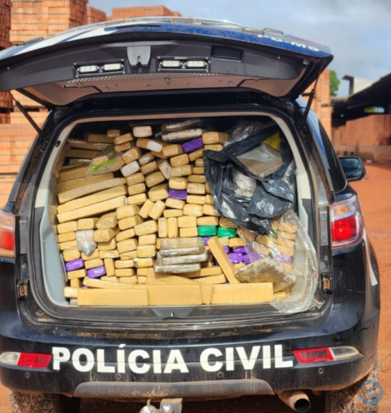 Polícia Civil incinera mais de uma tonelada de droga apreendida em Coxim