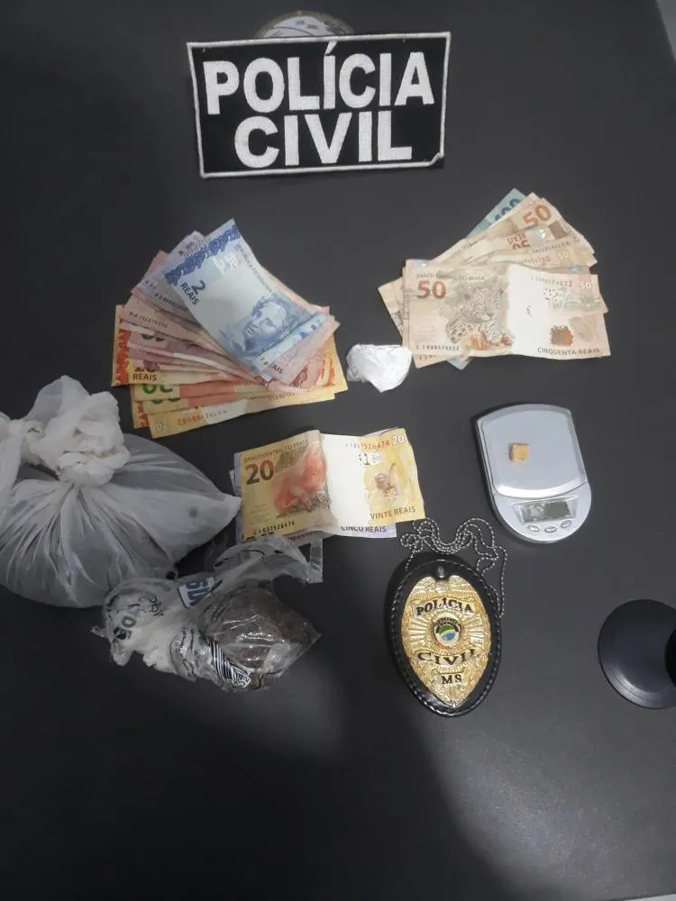Polícias Militar e Civil apreendem dois traficantes em Sonora