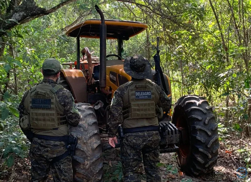 Polícia recupera maquinários agrícolas furtado e prende receptador em flagrante em Coxim