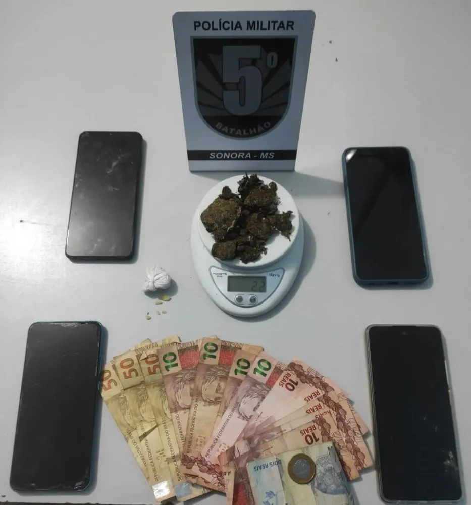 Jovem de 18 anos é preso por tráfico de drogas em Sonora