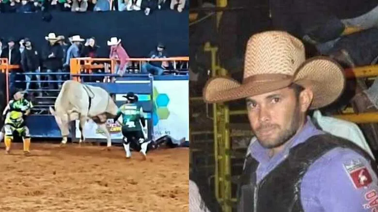 Peão morre após ser atingido por touro durante montaria em Fátima do Sul
