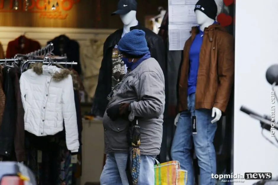 Frio e chuva continuam e temperatura pode chegar a 5°C em MS nesta quinta-feira