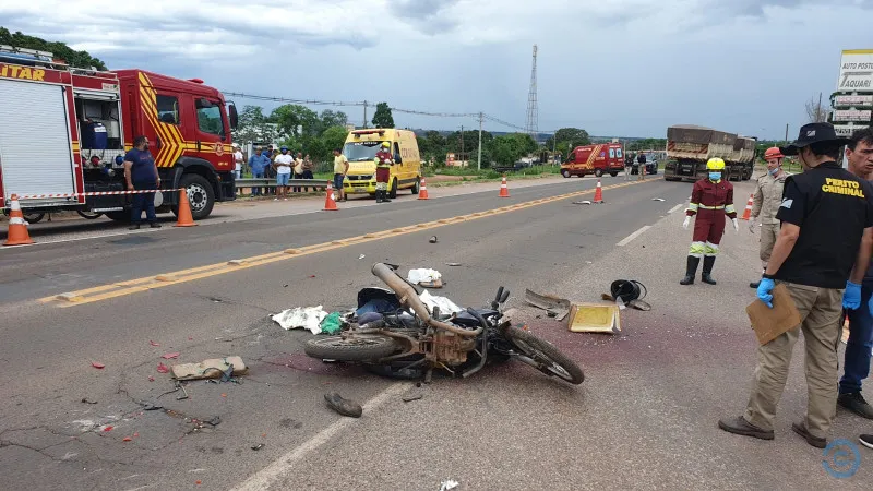Salgadeiro conhecido em Coxim, morre vítima de acidente com carreta na BR-163