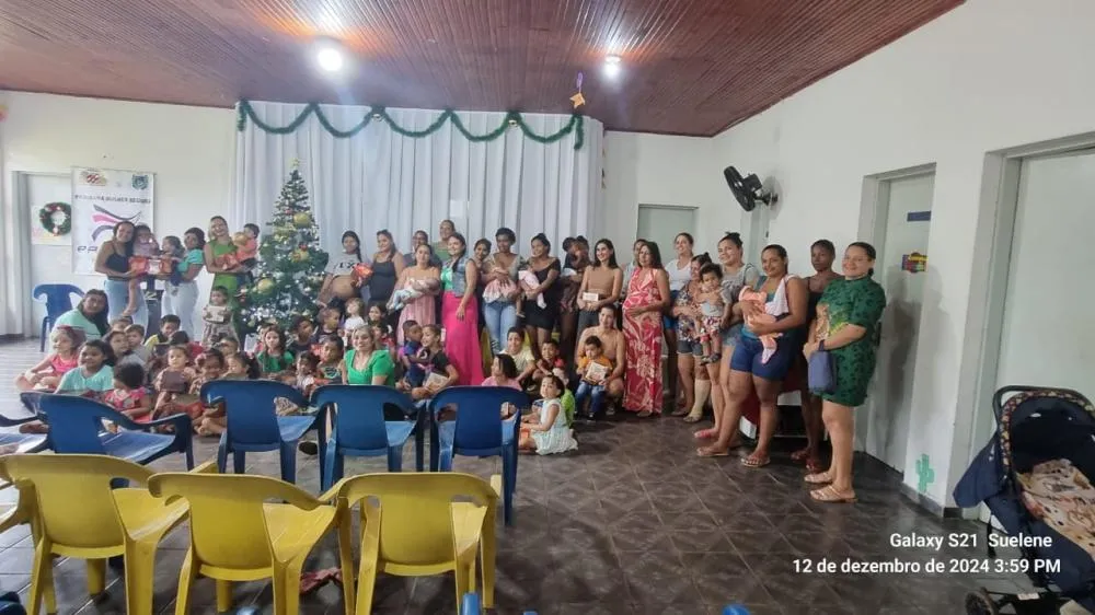 Criança Feliz encerra atividades de 2024 em clima de Natal em Pedro Gomes - MS