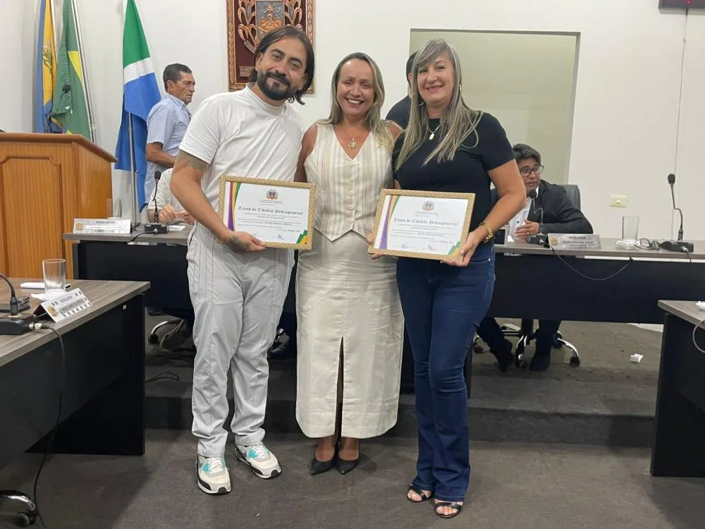 Câmara Municipal de Pedro Gomes realiza entrega do Título de Cidadão