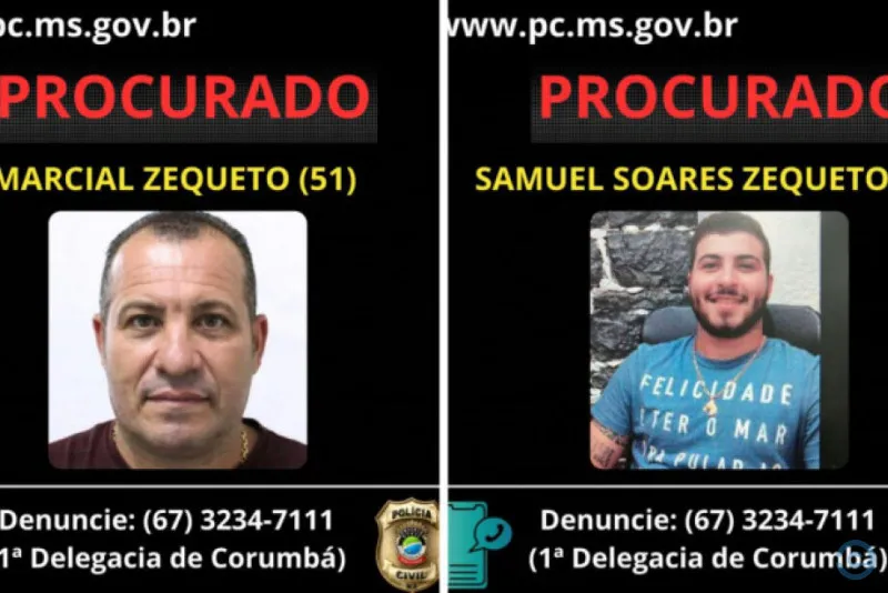 Garras caça pai e filho suspeitos de duplo homicídio na véspera do natal
