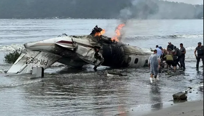 Quem são os passageiros do avião que explodiu em Ubatuba