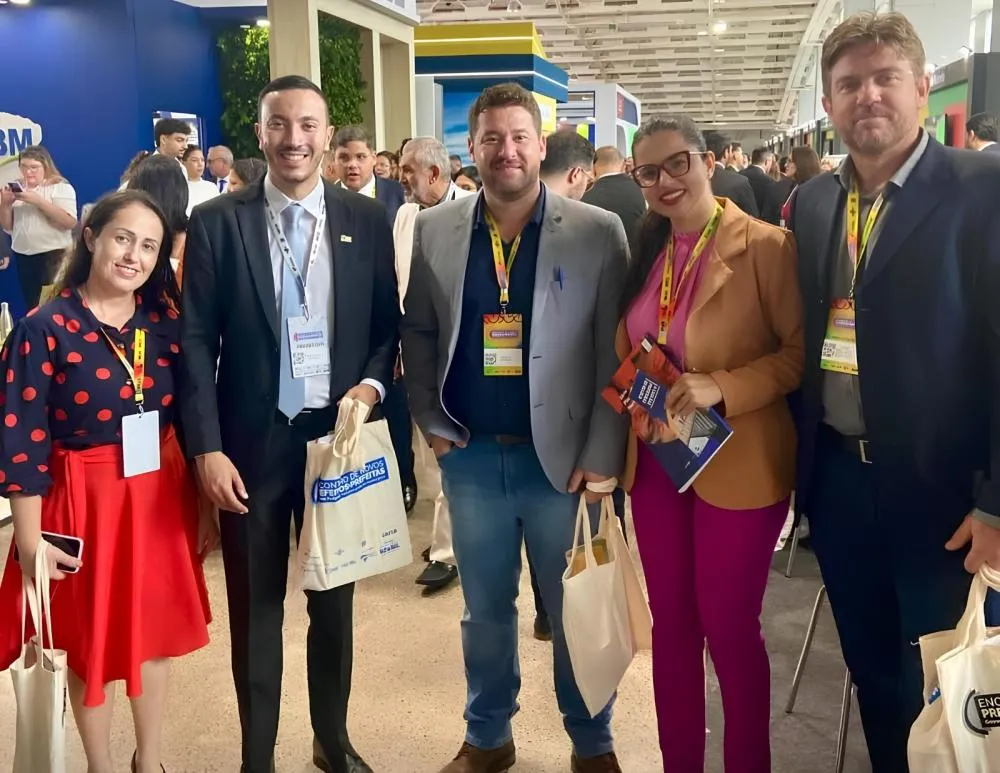 Prefeito de Pedro Gomes e secretários participam do Encontro Nacional de Prefeitos e Prefeitas em Brasília
