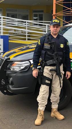O policial rodoviário federal, Vladimir Struck de Sidrolândia morre na Santa Casa após ser atropelado no Capão Seco
