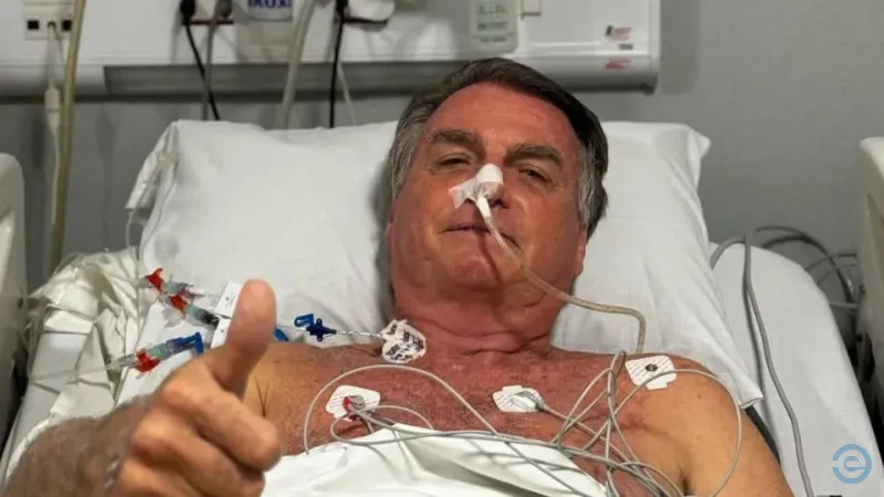 Bolsonaro tem alteração de pressão arterial e segue internado na UTI, diz boletim médico