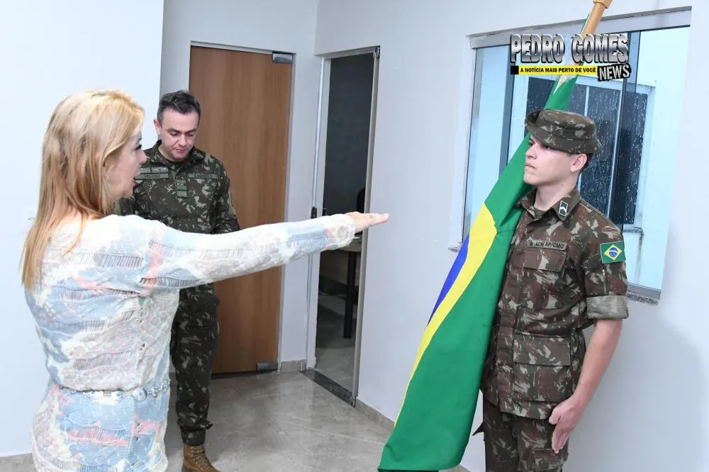 Prefeita de Sonora toma posse como Presidente da Junta de Serviço Militar
