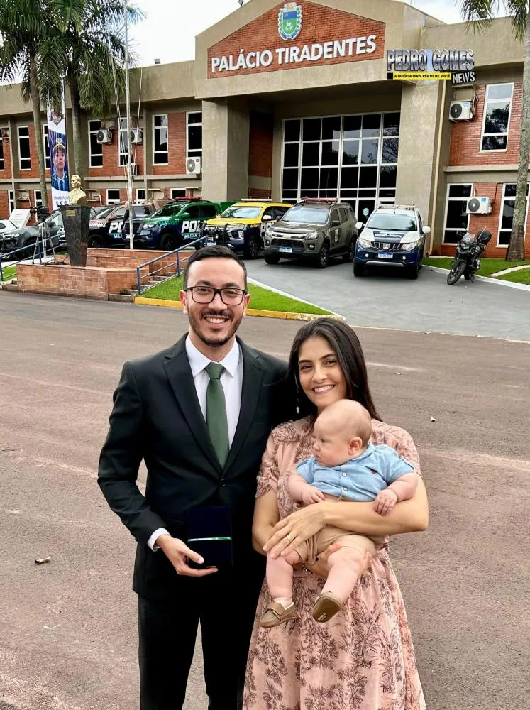 Prefeito Delegado Murilo recebe Medalha Tiradentes em Campo Grande por serviços Prestado a Comunidade enquanto atuava como Delegado