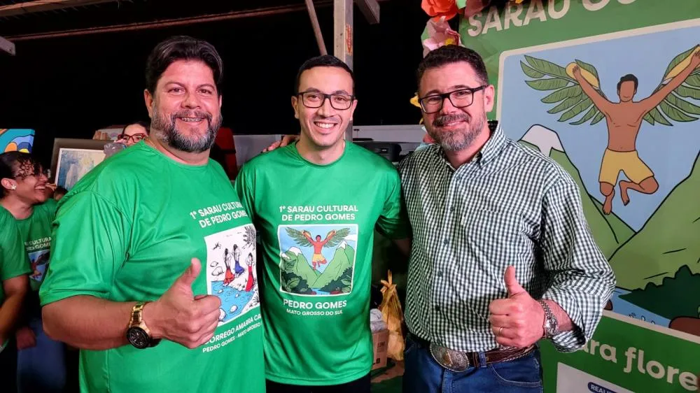 Pedro Gomes celebra a cultura local com 1º Sarau Cultural com distribuição de mais de R$ 44 mil reais em premiações