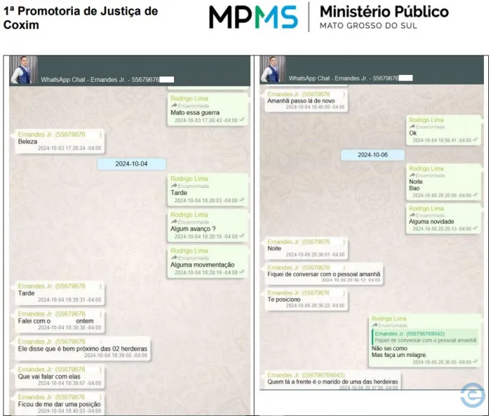 Envolvidos na Grilagem de Papel tentaram obstruir investigação do MPMS, diz trecho da denúncia