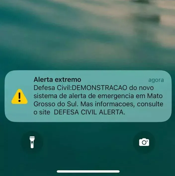 Defesa Civil: teste aconteceu hoje em MS, mas alarme chega 50 minutos depois