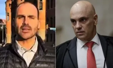 Moraes decide avançar com denúncia contra Eduardo Bolsonaro sem notificação pessoal