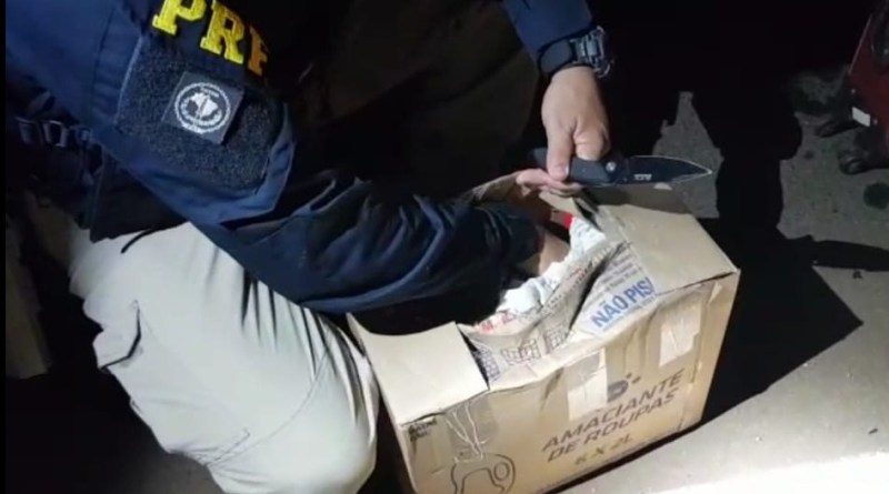 PRF apreende 30 Kg de maconha com passageira de ônibus em Sonora (MS)