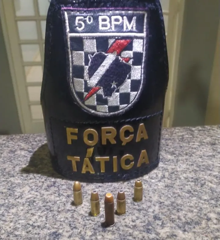 Força Tática apreende munições e prende autor em Coxim