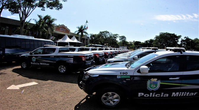 Governo entrega viaturas para reforçar segurança de Mato Grosso do Sul