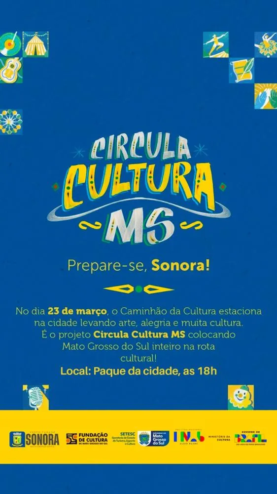 Carreta da Cultura transforma Sonora em palco a céu aberto com apresentações gratuitas