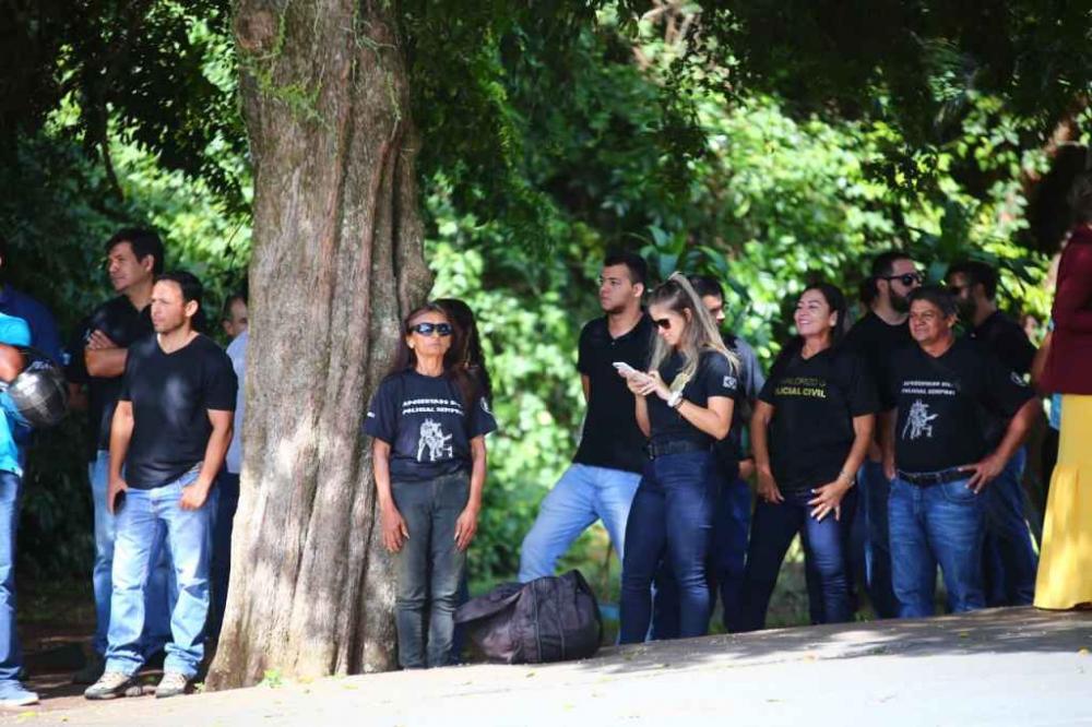 Policiais Civis manifestam na ALMS em busca de melhorias na Reforma da Previdência