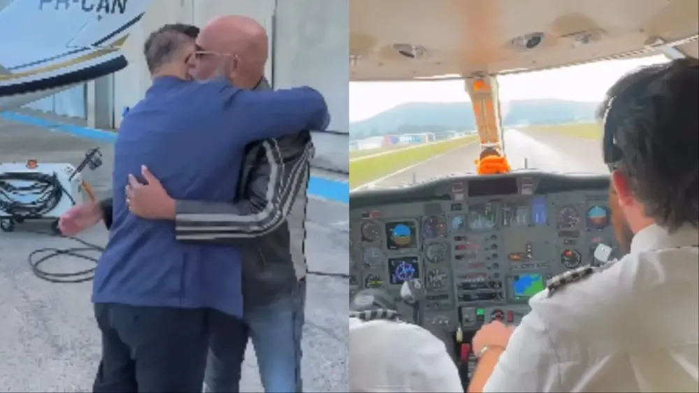 Rick compartilhou momentos de viagem antes de embarcar em helicóptero que desapareceu