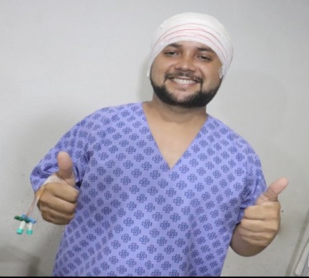 Morador de São Gabriel é 2º paciente a passar por cirurgia cerebral estando acordado na Santa Casa